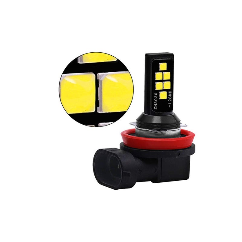 SOCAL-LED LIGHTING 2x H11 H8 LED Fog Light Bulb for Powersports Advanced 3030 SMD Bright Colorful Daytime Running DRL Lamp, Dark Blue - Image 2